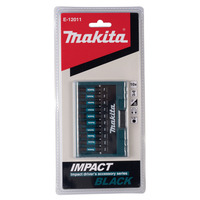 Makita E-12011 10pc 50mm Impact Black Screw Bit Set