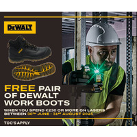 Dewalt DCLE14301GB 3 x 180 USB Green Beam Laser 