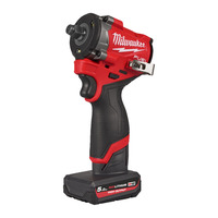 Milwaukee M12FCIWF12G3-502X 12v Fuel 1/2" Compact Impact Wrench Kit - 2 x 5.0ah High Output Batteries