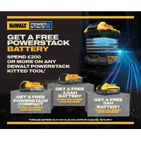 Dewalt DCS438E2T 18v XR Brushless 76mm Cut Off Tool Kit C/W Powerstack Battery 