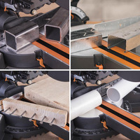 Evolution R210SMS+ 210mm Sliding Compound Mitre Saw with TCT Cutting Blade 240v