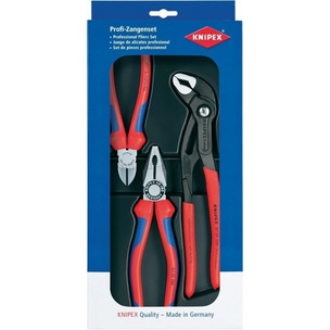 Knipex 002009 3pc Bestseller Pliers Set - Combination, Diagonal and Water Pump Pliers