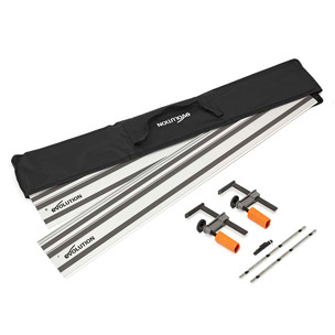 Evolution 004-0012 ST2800 Guide Rail Kit - 2 x 1400mm Rails, Connector, Clamp and Bag 
