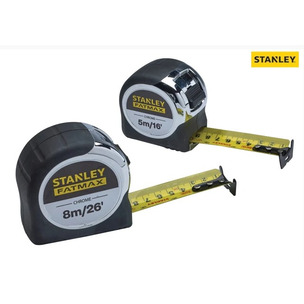 Stanley 043041 Fatmax Chrome Tapes Twin Pack - 5m and 8m