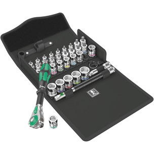 Wera 8100 SB All-in Zyklop Speed ratchet set, 3/8" drive, 35 pieces