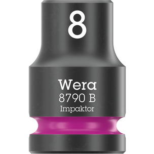 Wera 8790 B Impaktor Socket with 3/8" Drive - Select Size 
