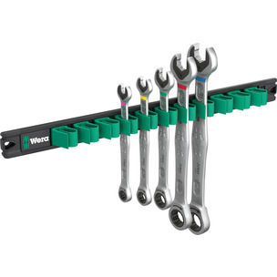 Wera 9631 Magnetic Rail 6000 Joker 2 Ratcheting Combination Wrenches Set