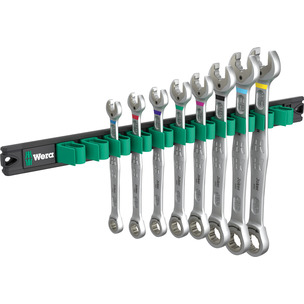 Wera 9632 Magnetic Rail 6000 Joker Imperial 1 Ratcheting Combination Wrenches Set
