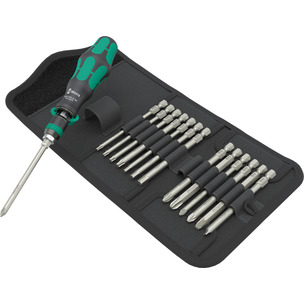 Wera Kraftform Kompakt Bitholding Screwdriver 838 RA-R M Set 1