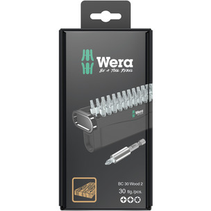 Wera Bit-Check 30 Wood 2 SB 30pc Screwdriver Bit Set 