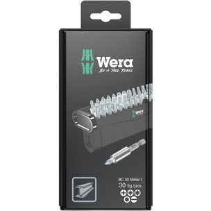 Wera Bit-Check 30 Metal 1 SB 30pc Screwdriver Bit Set 