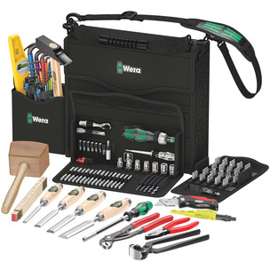 Wera 2go H 1 tool set for wood applications, 134 pieces 