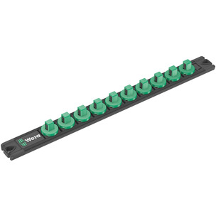 Wera 9601 Magnetic Socket Rail, 3/8", empty, 30 x 340 mm 