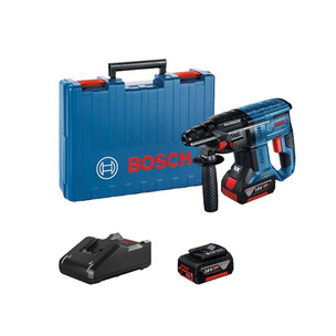 Bosch GBH 18v-21 18v SDS+ Rotary Hammer Kit with 2 x 4ah Batteries 0611911172