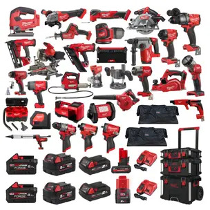 Milwaukee 30 Piece Power Tool Kit - 8 Batteries