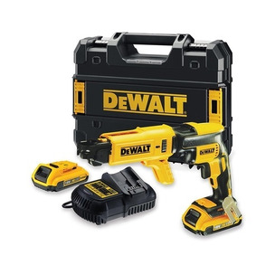 DeWalt DCF620D2 18V XR Brushless Drywall Screwdriver Kit (2 x 2.0Ah Li-Ion Batteries, Charger & Case)