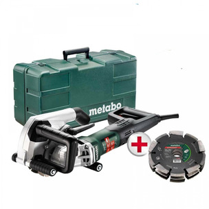 Metabo MFE40 125mm Wall Chaser 240v with DIA-CD3 125mm 3R UP Universal Blade 240V