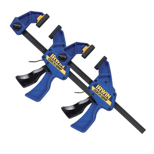Irwin T5122QCEL7 300mm/12" Quick Change Medium Duty Bar Clamp Twin Pack