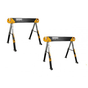 ToughBuilt TOU-C650/2 Adjustable Saw Horse/Trestle Table - Twin Pack