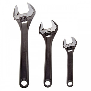 Bahco ADJ390 8070/8071/8072 3 Piece Adjustable Wrench Set