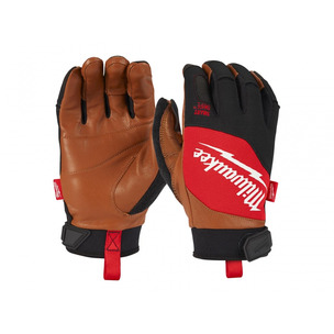 MILWAUKEE HYBRID GLOVES M/8 MEDIUM HYBRID LEATHER