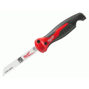 Milwaukee 48220305 Folding Drywall Plaster Jab Saw with Rubber Mold Grip