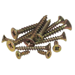 SCRYP Multi Purpose Yellow Passivated Contract Wood Screws