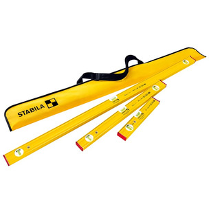 Stabila 80AS-PROSET 80 AS Spirit Level Set - 30cm / 60cm & 120cm in Bag 19714