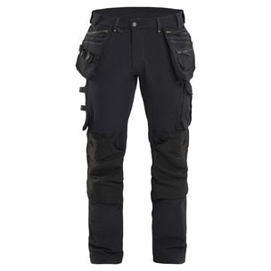 Blaklader 1998 Craftsman Trousers 4-Way Stretch X1900 Black - Select Size 