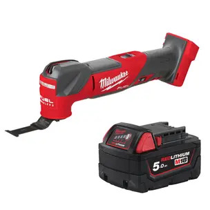Milwaukee M18FMT-0 Fuel 18V Multi-tool & 5.0ah Battery