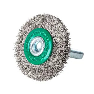 Milwaukee 4932501702 Stainless Steel Crimped Wire Wheel Brushes For Straight Grinder 40mm x 9mm - 3 Piece
