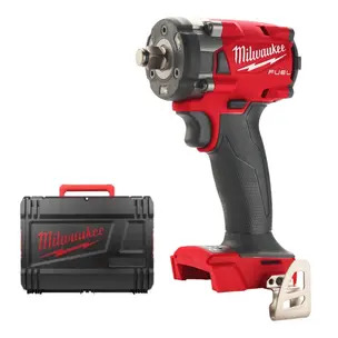 Milwaukee M18FIW2F12-0X 18V Fuel 1/2" Compact Impact Wrench with Friction Ring Naked In Case