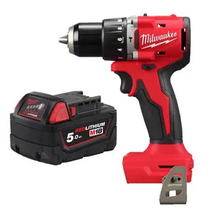 Milwaukee M18BLPDRC-0 18v Compact Brushless Combi Drill & 5.0ah Battery