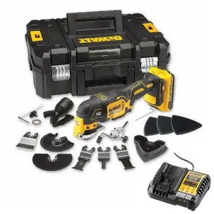 DeWalt DCS355M1 18V XR Brushless Multi-Tool Accessory Kit -4.0Ah Battery, Charger & Case