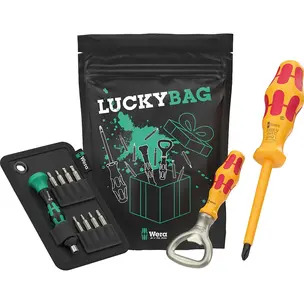 Wera Lucky Bag Limited Edition Screwdrivers & Bottle Opener Gift Set 05136056001