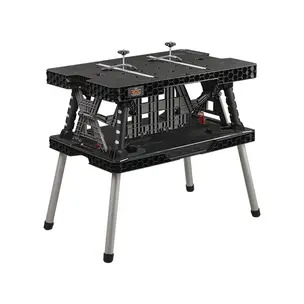 Keter 237005 Folding Work Table & Hold Down Clamps Gen-2 272924