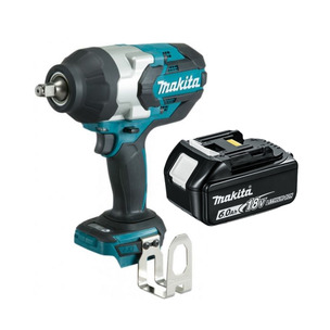 Makita DTW1002Z 18V LXT Brushless Impact Wrench (Body Only) & BL1860 6.0Ah Battery 