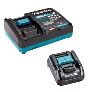 Makita DC40RA 191E08-6 40V Max Lithium Ion Rapid Fast Battery Charger & ADP10 Adaptor
