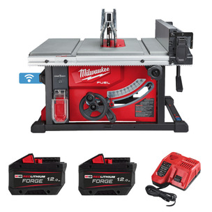 Milwaukee M18FTS210-122B 18v One Key 210mm Table Saw Kit - 2 x Forge 12.0ah Batteries