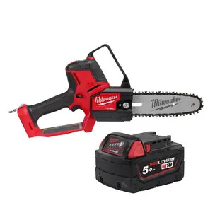 Milwaukee M18FHS20-0 18v Fuel Hatchet Pruning Saw & 5.0ah Battery