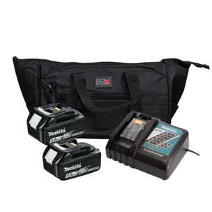 Makita 18v 5.0 Energy Pack - 2 x BL1850 5.0ah Batteries, DC18RC Charger in PTM Bag