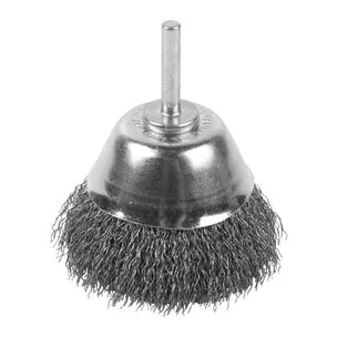 Milwaukee Crimped Cup brushes For Straight Grinder - 0.3mm Wire Gauge