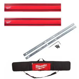 Milwaukee 4932480906 GR-KIT Guide Rail Kit 2 x 1.4m Rails, Bag and Joining Bar