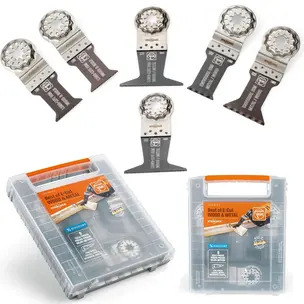 Fein 35222967010 Best Of E-Cut Starlock Wood & Metal Multi-tool Blade Set 6 Pieces