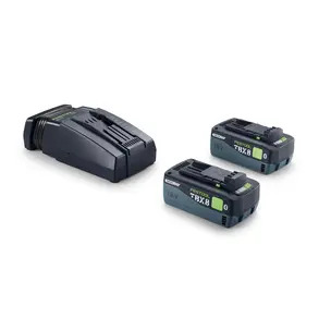 Festool 578898 18V 2xTBX8/SCA16 Energy Set - 2 x Tabless 8.0ah Batteries & Charger 