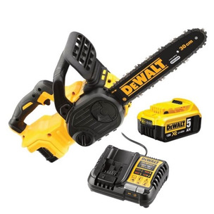 DeWalt DCM565P1 Cordless Brushless 18V Chainsaw With 5Ah Battery And Charger Set