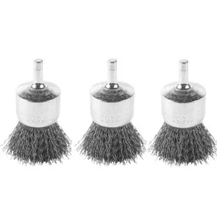 Milwaukee End Brushes For Straight Grinder Crimped - 0.3mm Wire Gauge
