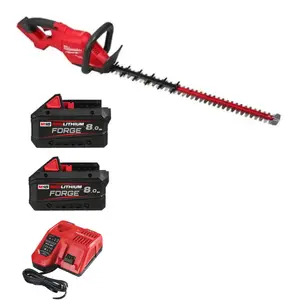 Milwaukee M18FHET75G2-0 18v 75cm Hedge Trimmer Kit - 2 x 8.0ah Forge Batteries & Charger