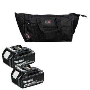 Makita BL1850 18V LXT 5.0Ah Li-Ion Batteries (Twin Pack) In Powertoolmate Bag