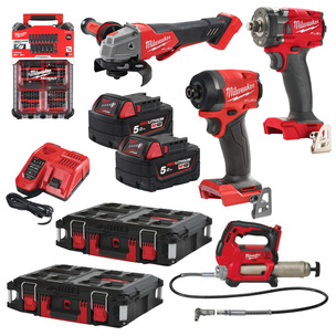 Milwaukee 4 Piece M18 Automotive Tool Kit